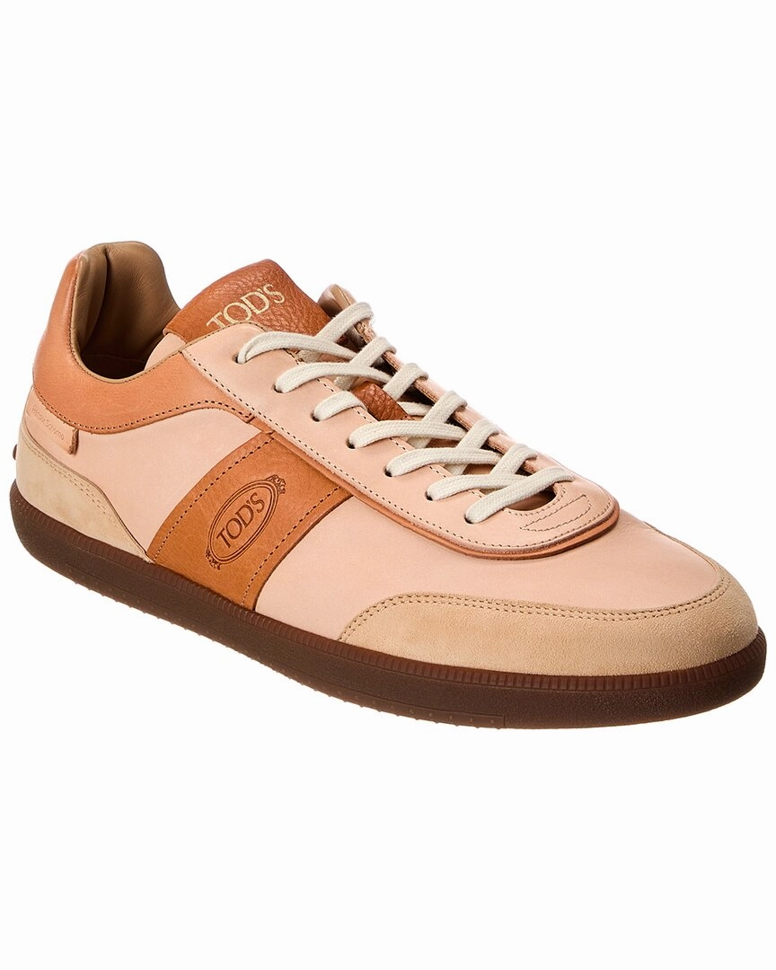 TOD??s Leather & Suede Sneaker Anti blister Comfort Footwear