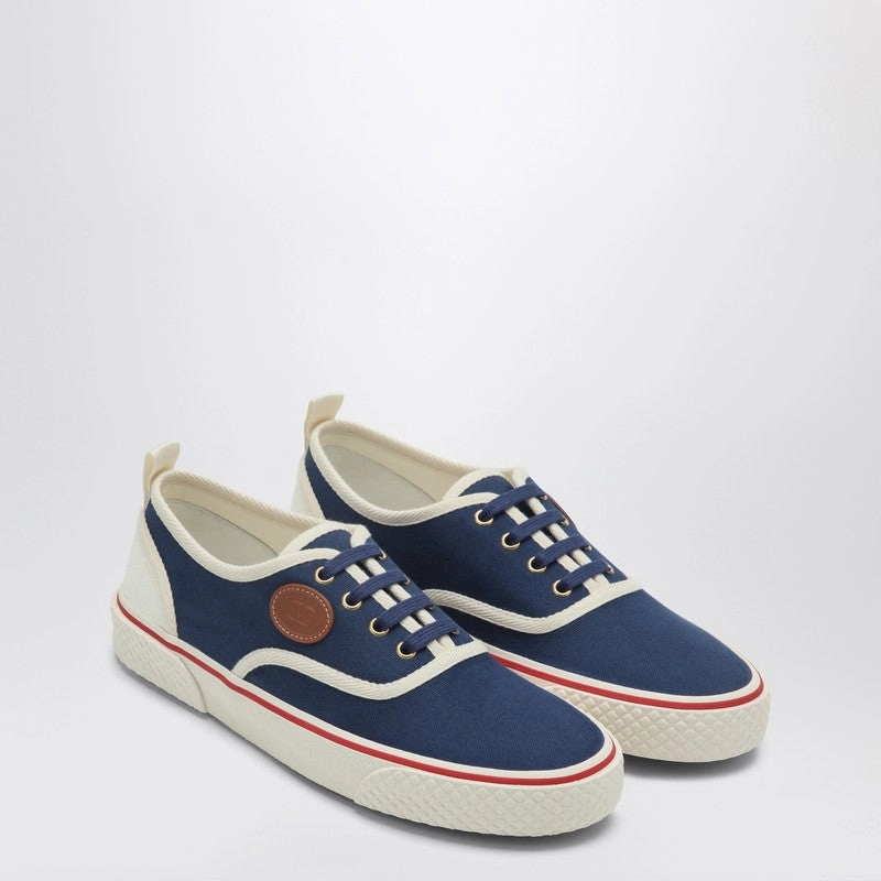 Valentino Garavani Men's Sneaker Nojoke In blue Canvas Low Top travel - friendly shoes
