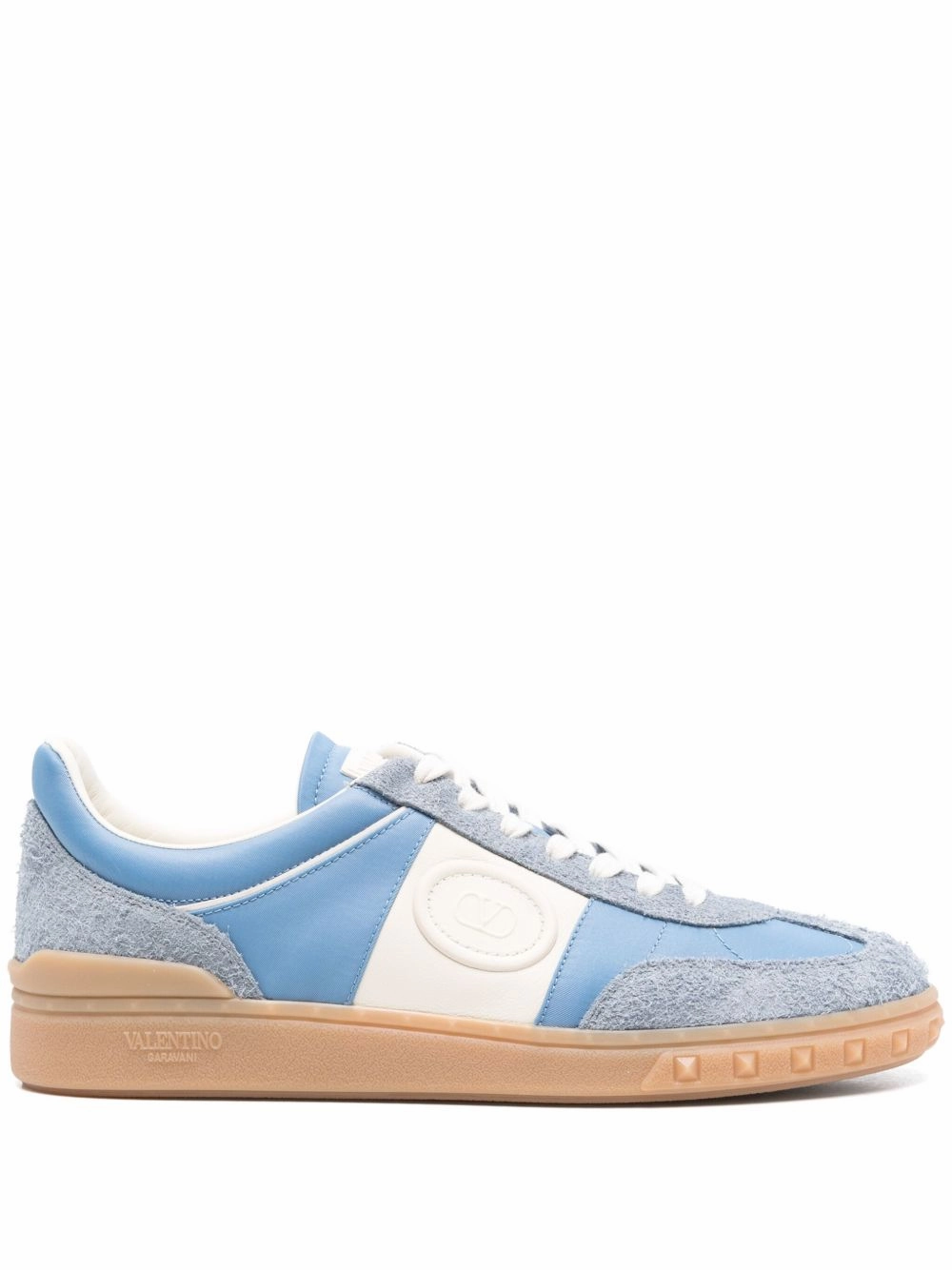 Valentino Garavani Men's Sneakers Clear blue splatter - paint running wear All-Terrain Comfort