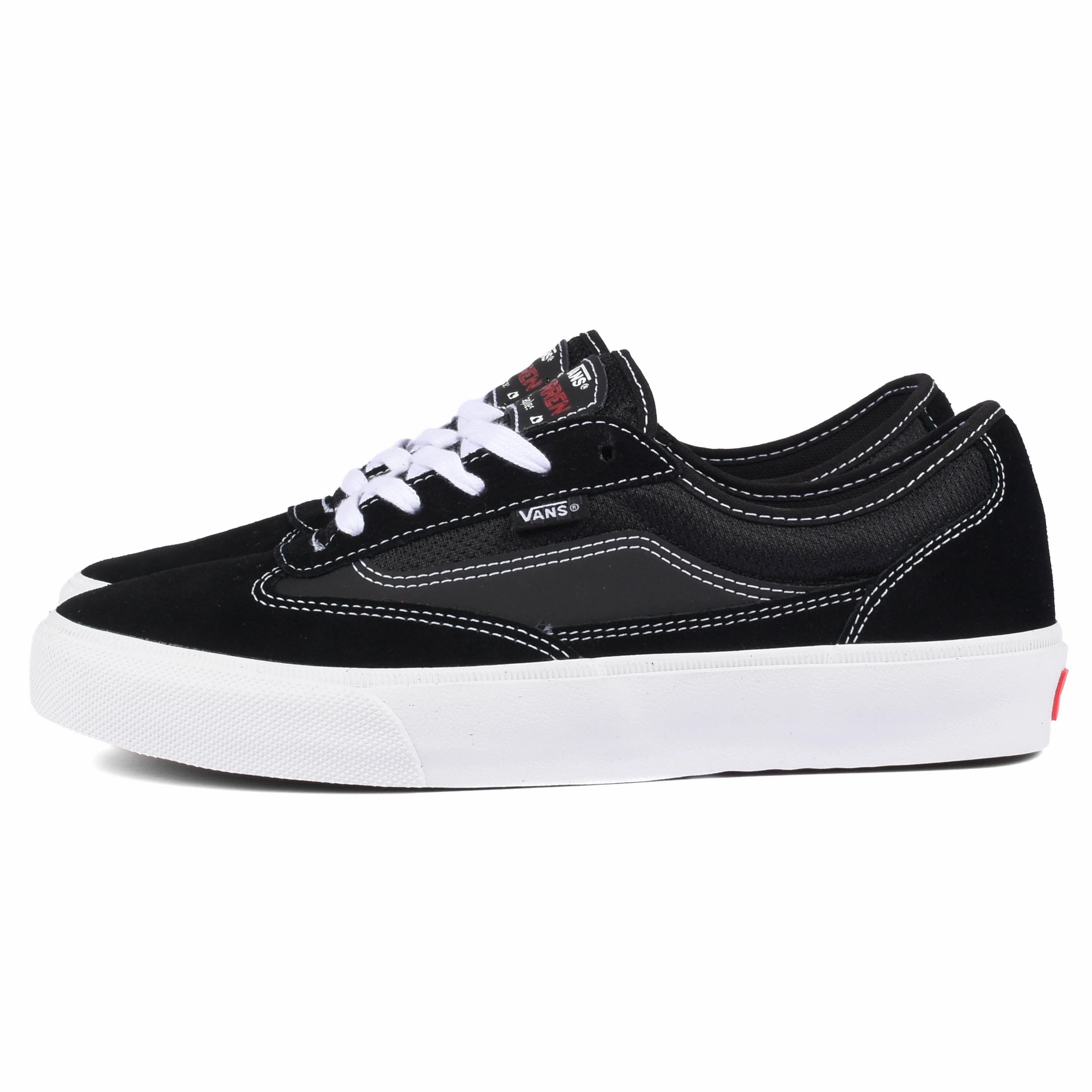 Smooth - finish footwork Vans - Curren Caples (Black/White)