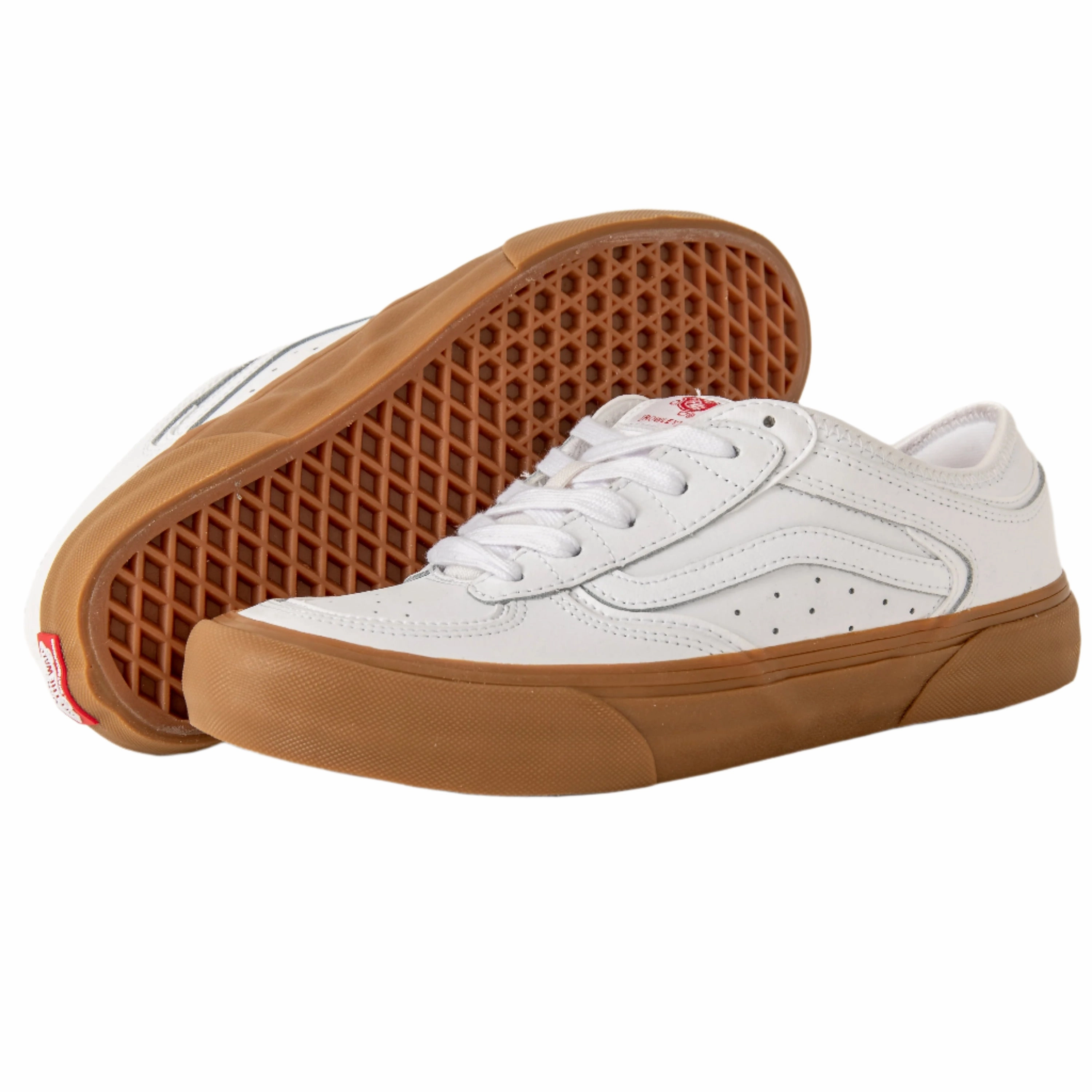 Vans - Rowley (White/Gum) *SALE monochromatic shoe look
