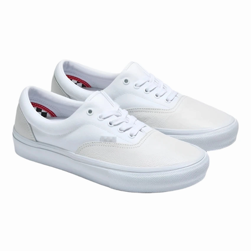 walkers slow - paced running shoes Vans - Skate Era (Leather White/White)