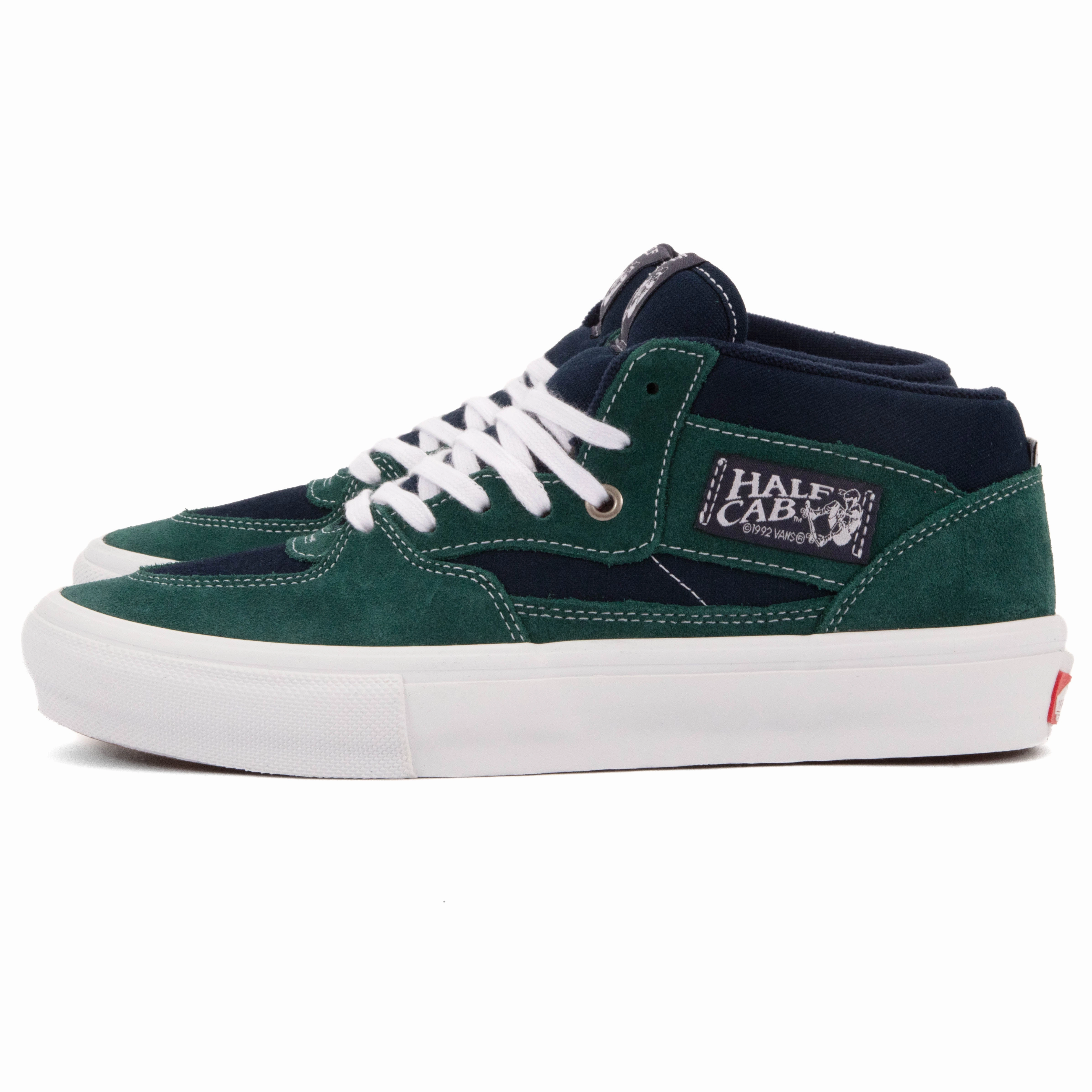 stylish aesthetics shoes outdoor sports lover Vans - Skate Half Cab (Blue/Green)
