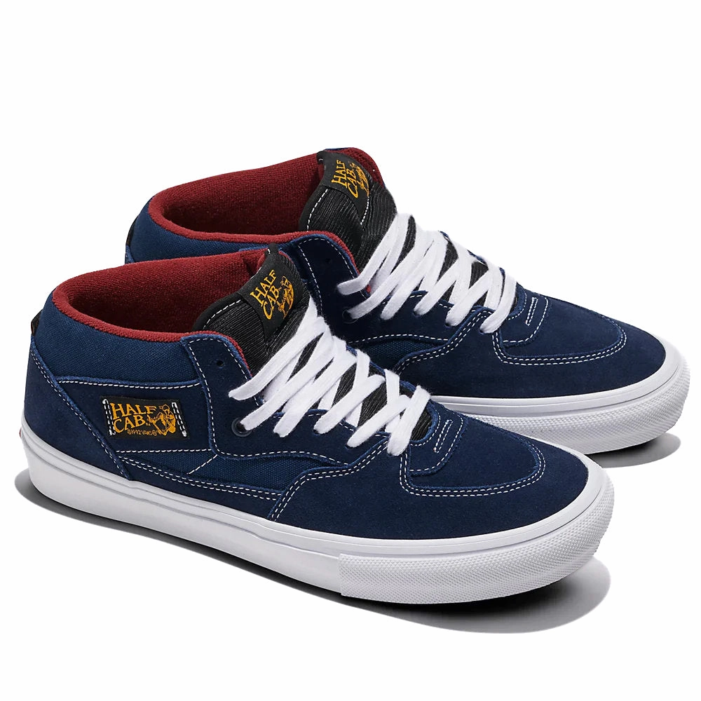 shiny shoes Vans - Skate Half Cab (Navy/Burgundy)