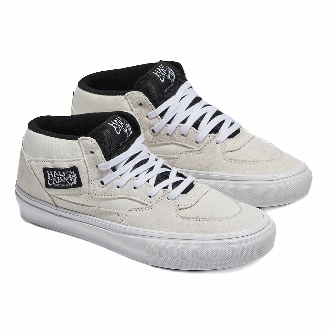 fall running shoes Cushion Comfort Vans - Skate Half Cab (White/Black)