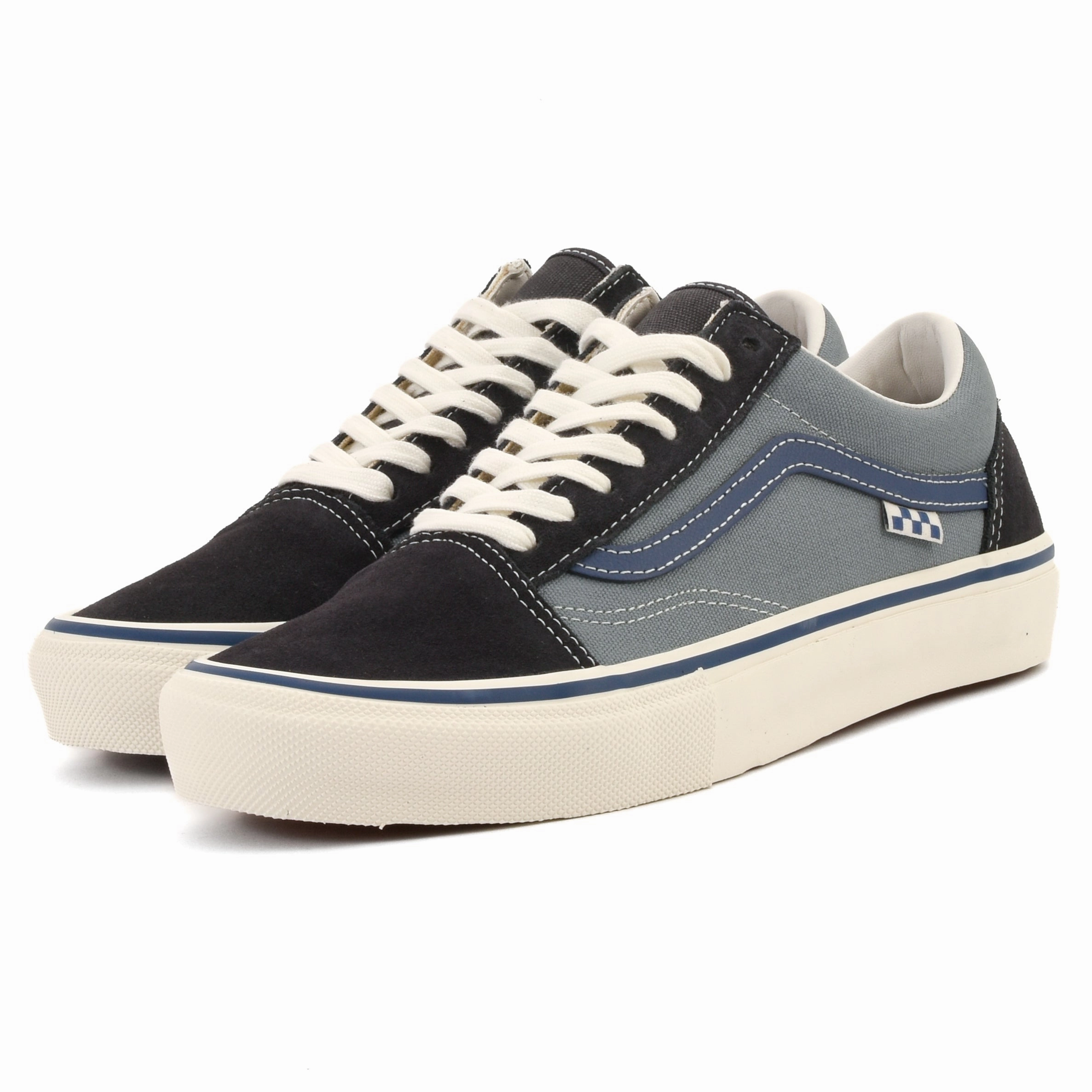 traction - grip - feature shoes running shoes for trail races Vans - Skate Old Skool (Elijah Berle Vintage Blue)