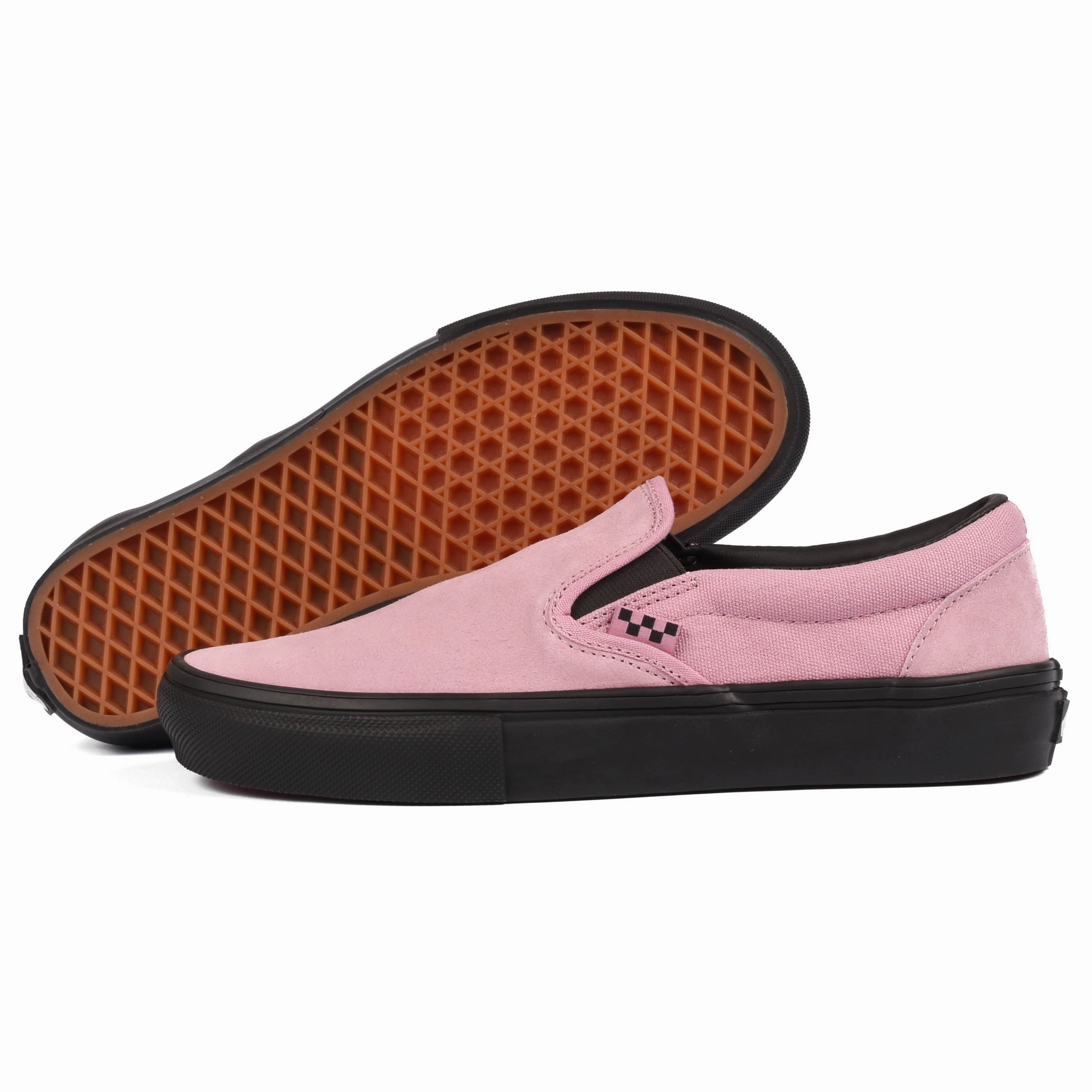 Vans - Skate Slip-On (Pink/Black) narrow - toe shoes
