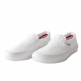 Fitness training Cushion Support Vans - Skate Slip-On (True White)