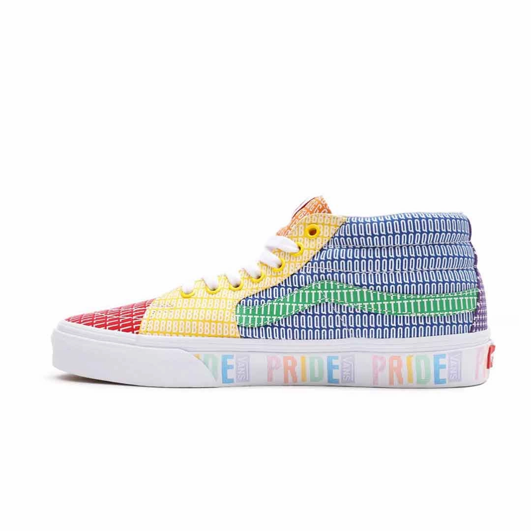 Everyday Wear Vans - Unisex Pride Sk8-Mid Shoes (3WM33WJ)