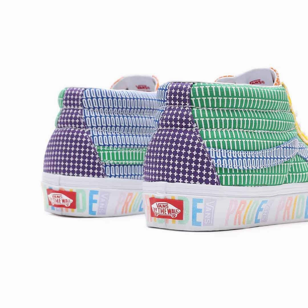 Vans - Unisex Pride Sk8-Mid Shoes (3WM33WJ) Soft Layers