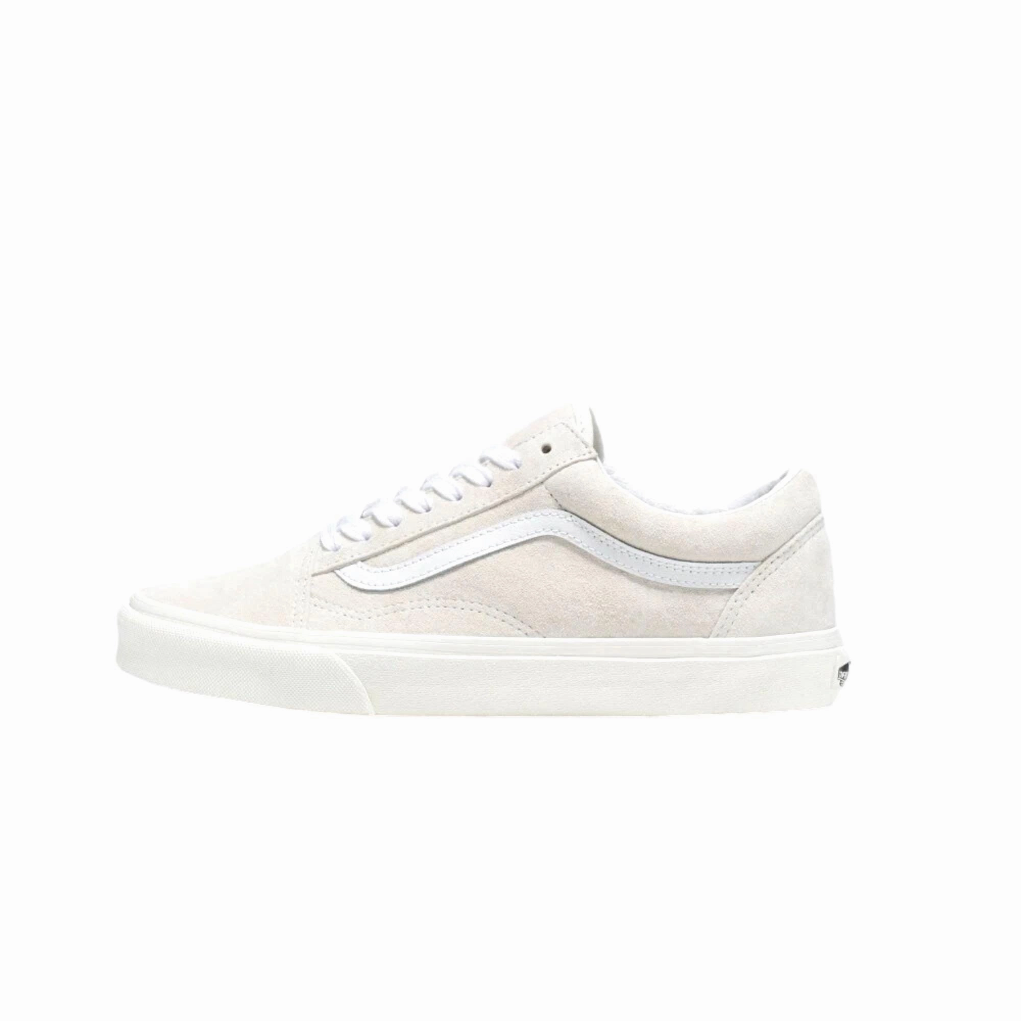 synthetic leather shoes Vans Old Skool Pig Suede Blanc de Blanc  VN0005UFJVY Men's