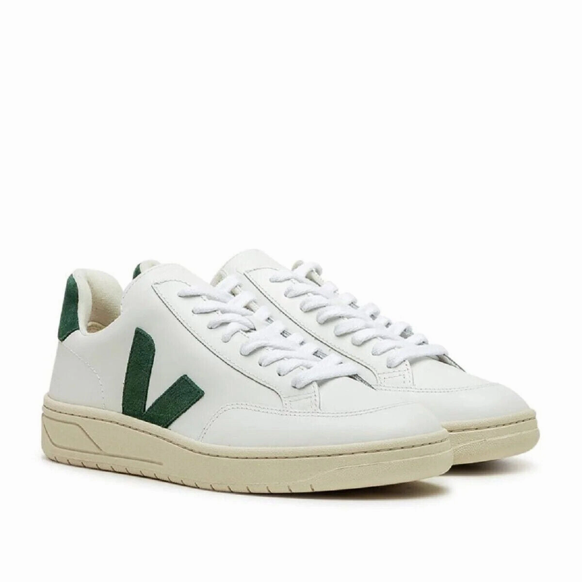Energycell mesh - lining shoes Veja V-12 XD0202336B Sneakers Men's White Cyprus Leather Low Top Comfort Casual