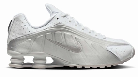 Nike Shox R4 White Bright Crimson Metallic Silver experienced running option investment - brand shoes