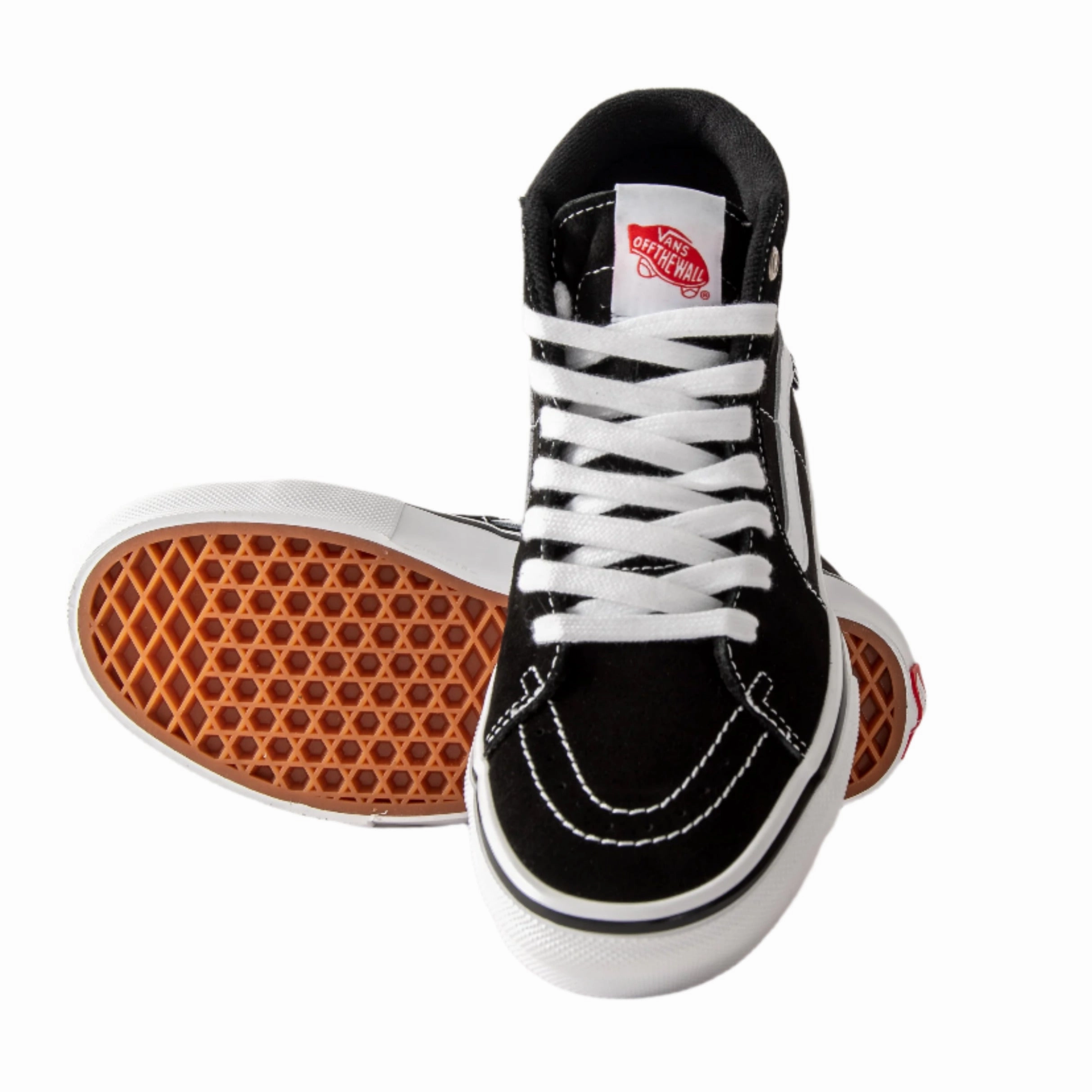 dance - shoes adjustable - lace shoes Vans - Skate Sk8-Hi (Black/White)