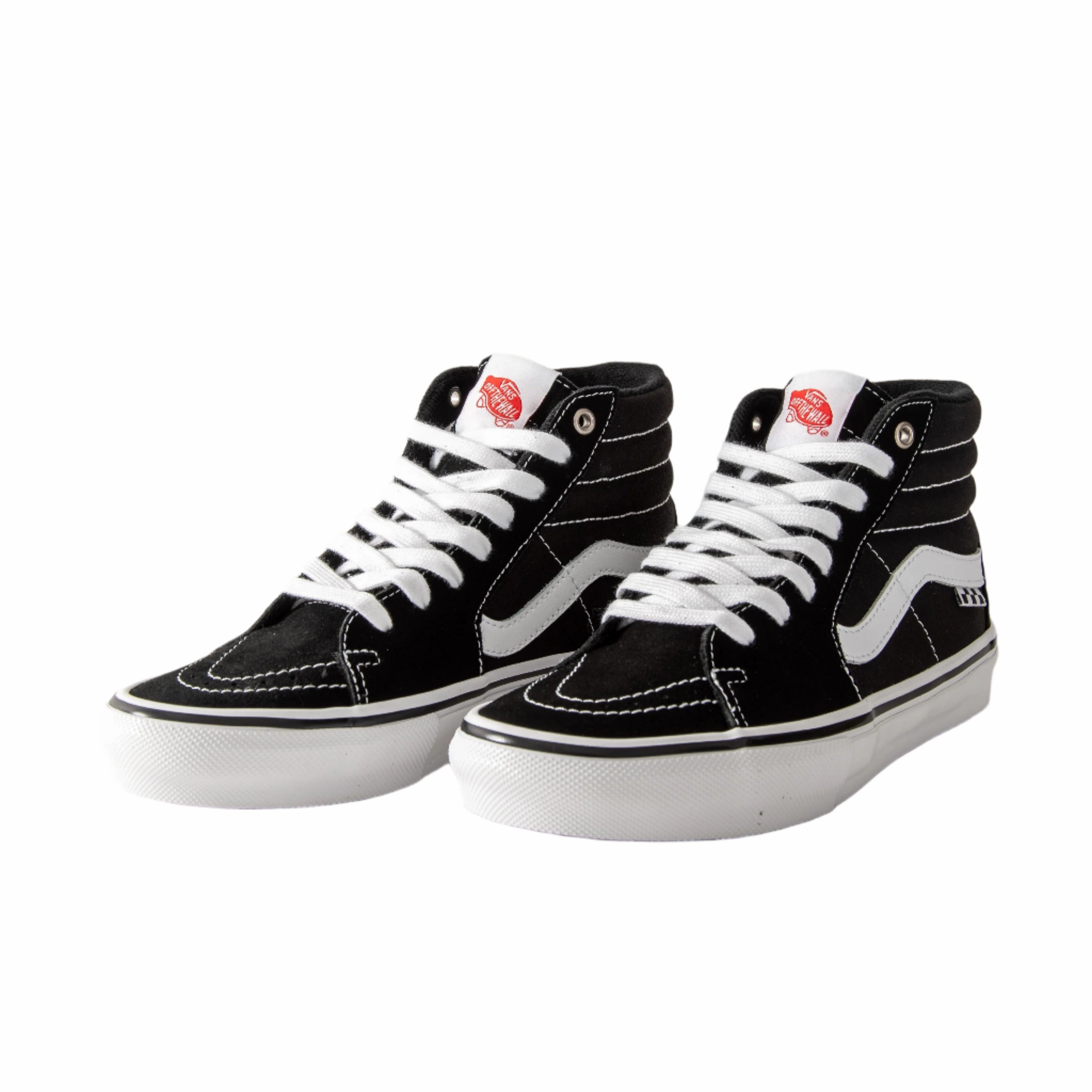 Vans - Skate Sk8-Hi (Black/White) running gait