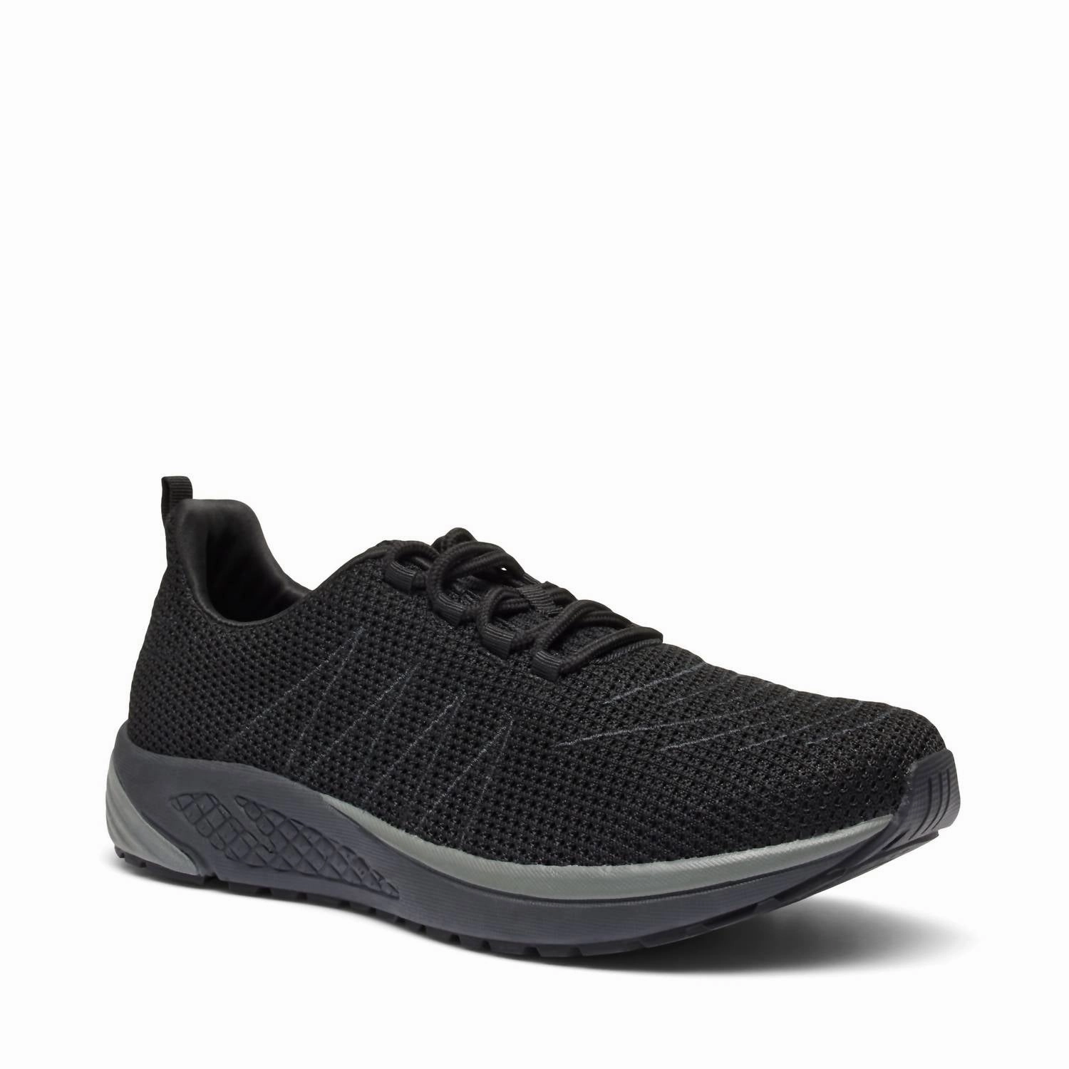 Men's Tour Knit Shoes In Black Trail Fitness