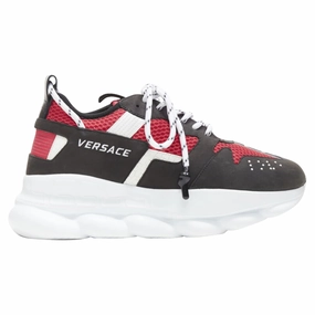 Versace Chain Reaction suede low top chunky sneaker running for health