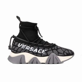 Versace Squalo Drawstring Men's Sneakers Running Grip