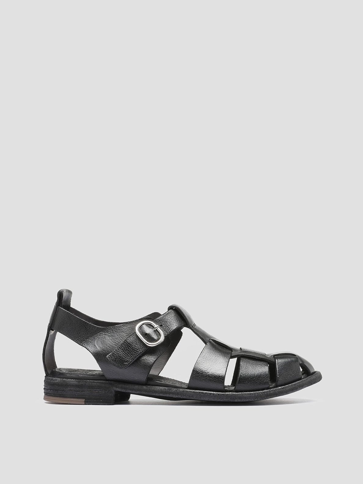 Light Footwear LEXIKON 536 - Black Leather Sandals
