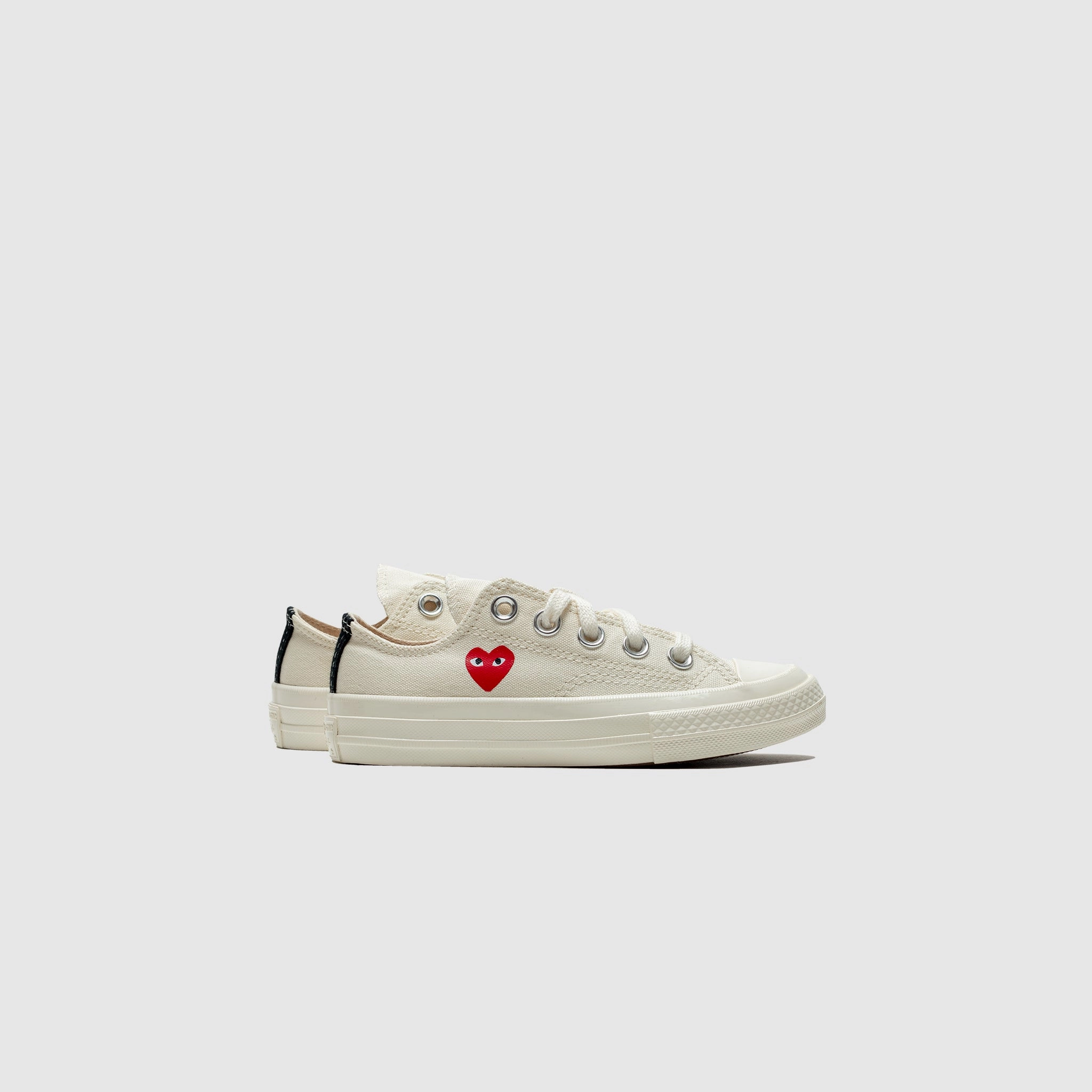 perforated panels CHUCK TAYLOR ALL-STAR '70 LOW (KIDS) "MILK SINGLE HEART"