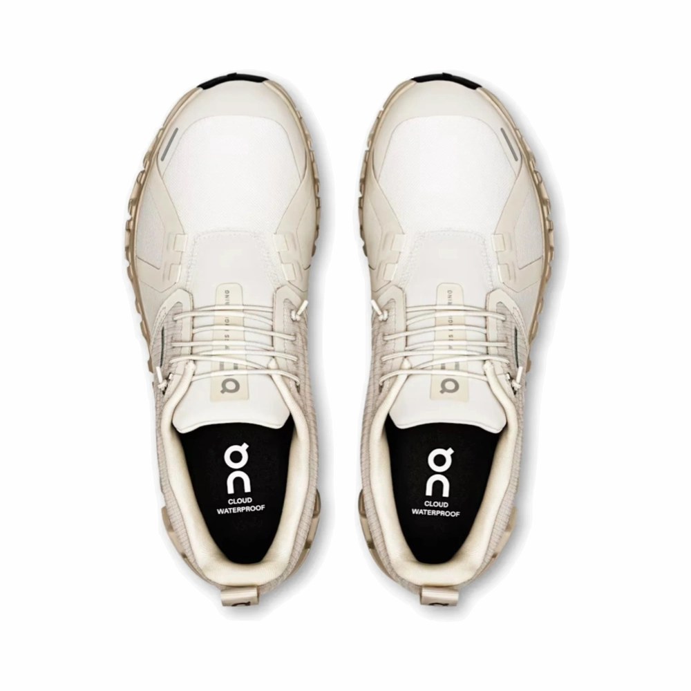 Print Fun On Women's Cloud 6 Waterproof Sneaker in Pearl/Cream