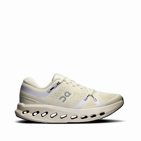 On Women's Cloudsurfer 2 Sneaker in Ivory/Ivory Neutral palette Weekend Style