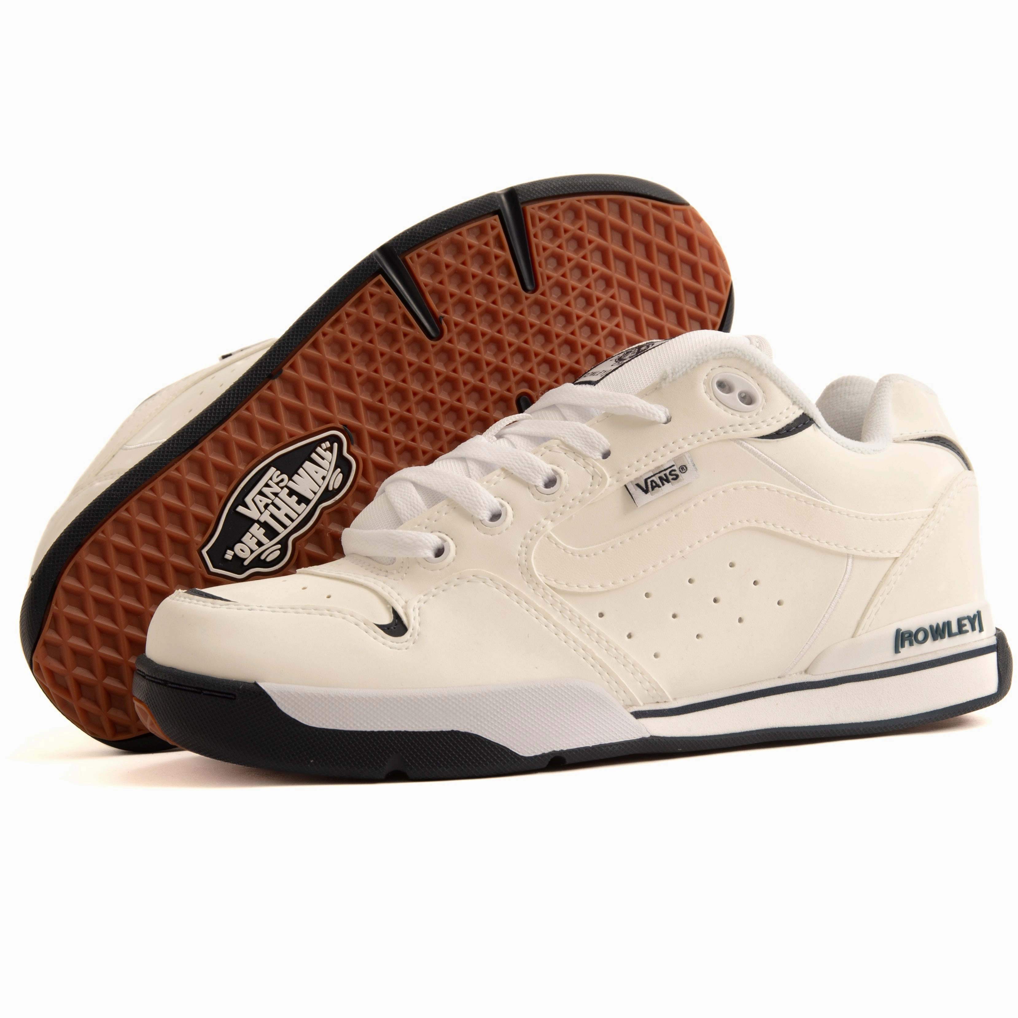 Vans - Rowley XLT VCU (White/Navy) high - performance running shoes