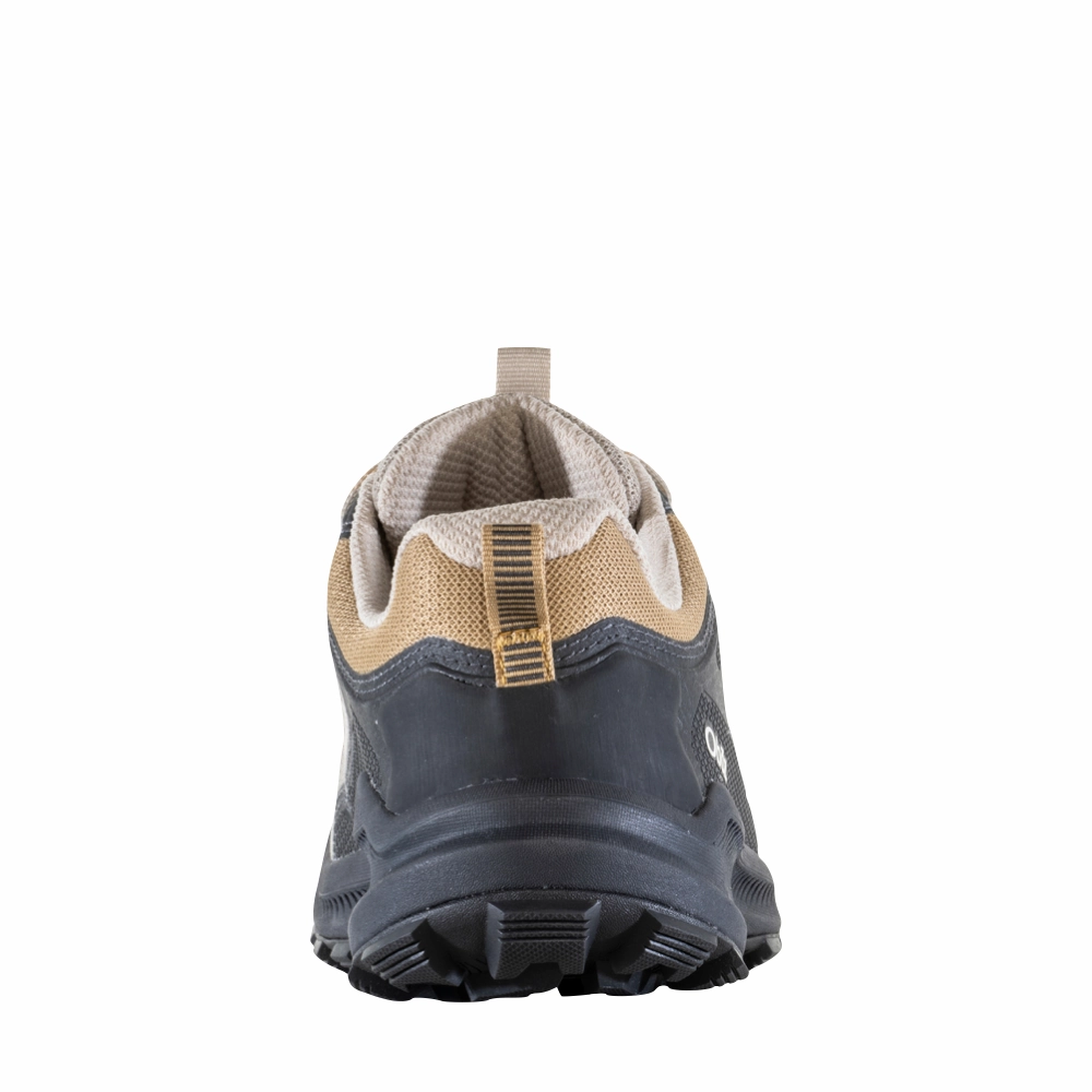 Oboz Women's Katabatic Low Hiker in Snow Leopard Tan/Black Nature Path