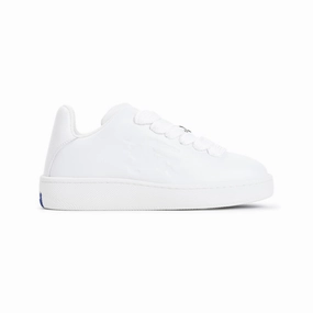 White Leather Sneakers Distinctive intense - use shoes