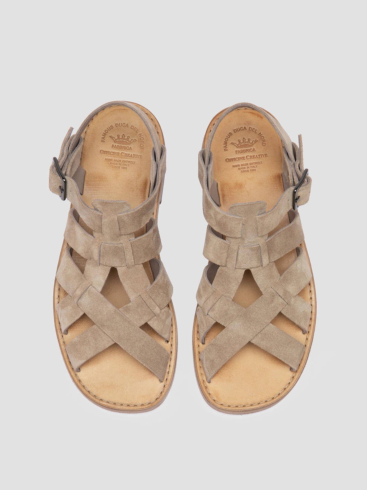 Soft Walk GANEMA 105 - Beige Suede Sandals