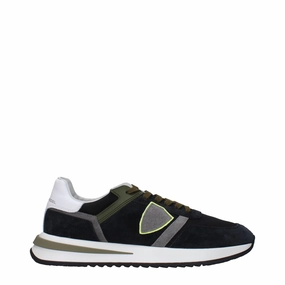 Philippe Model Leather Men's Sneakers bow - trimmed - design shoes