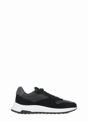 Black Leather Hyperlight Sneakers Performance running