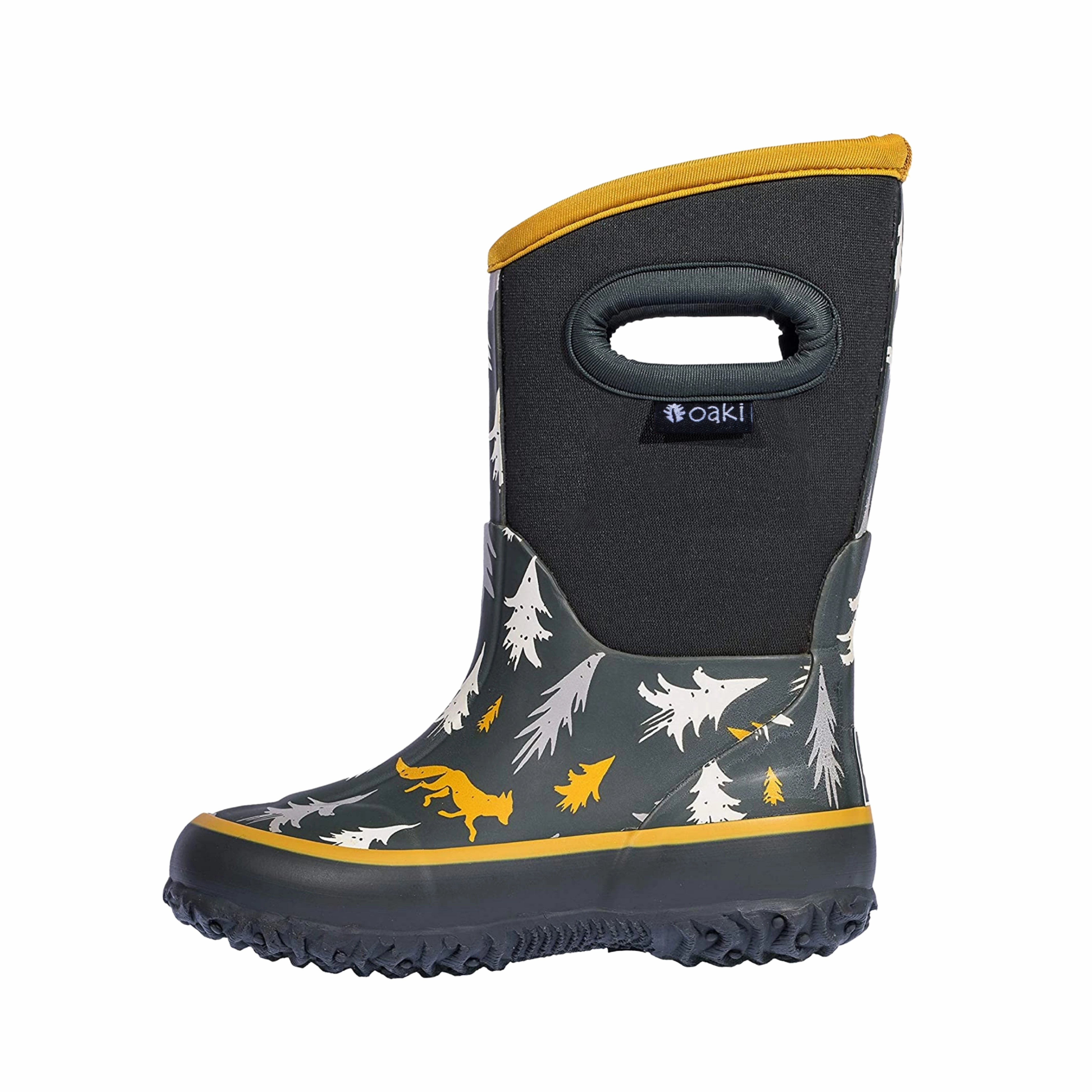 Wildlife Tracker Neoprene Rain/Snow Boots Slip On Fashion