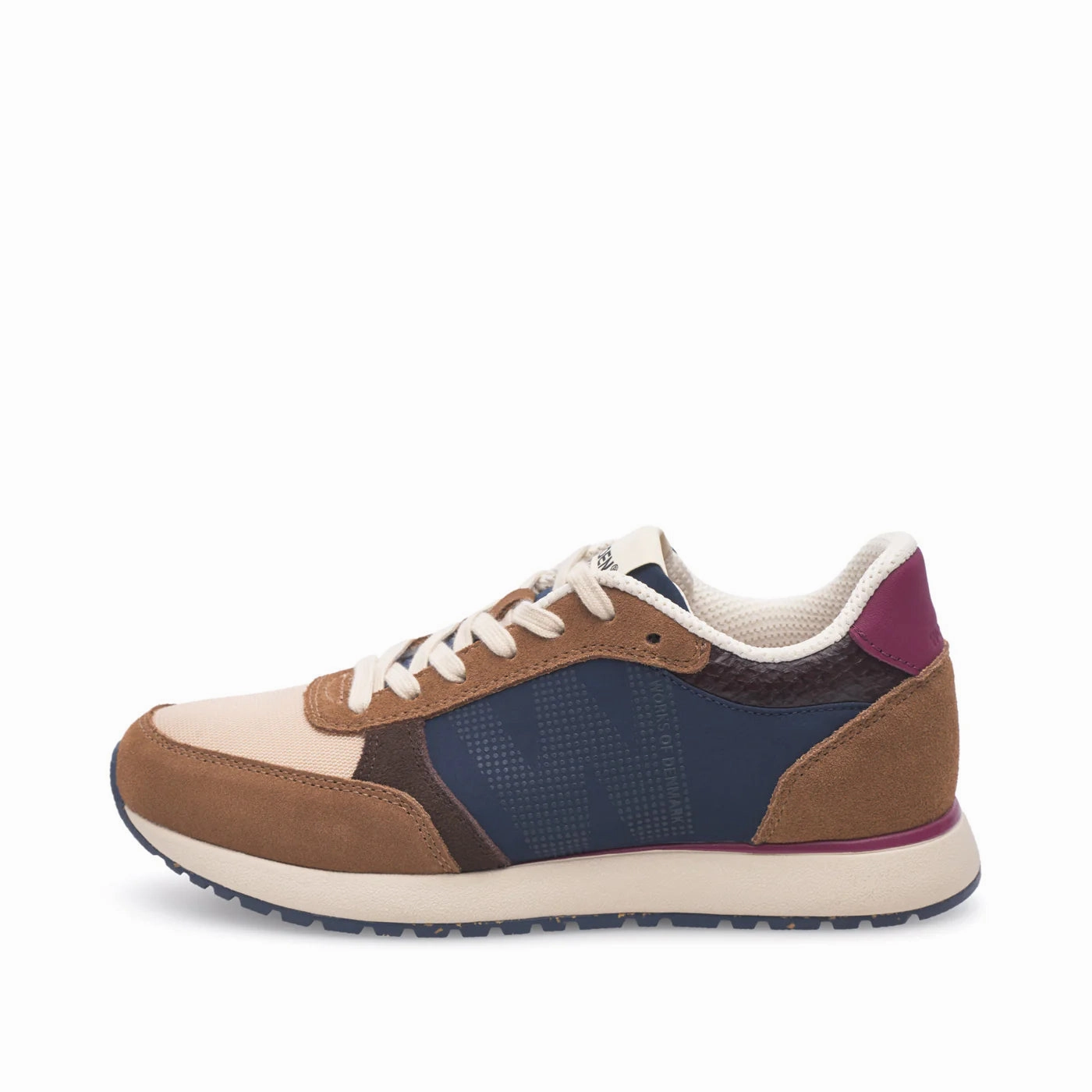 Suede Breath Mesh Woden Women's Ronja Sneaker in Caramel Multi