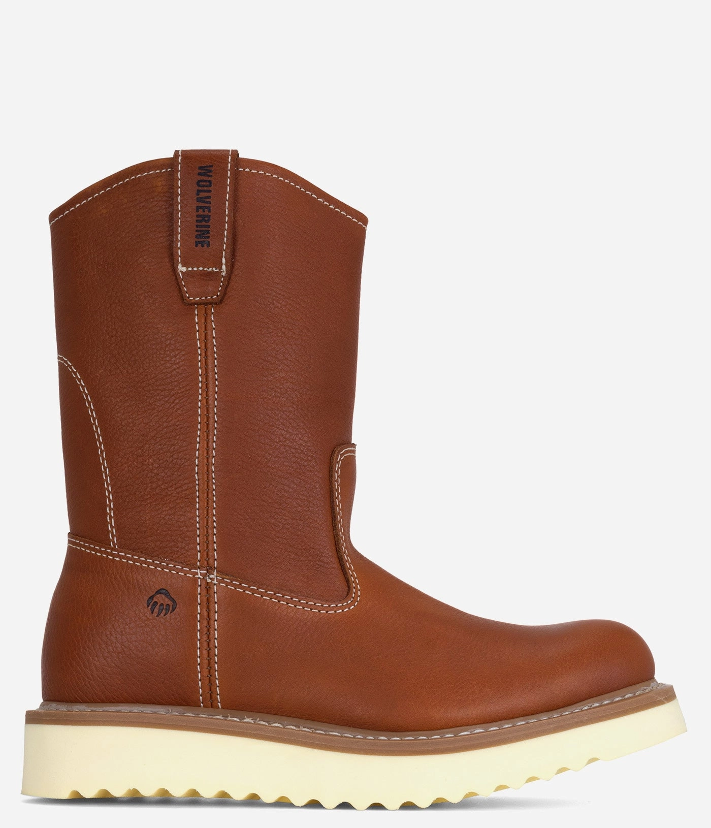 Leather Material Wolverine 10" Wellington Pull-on Boot - Men