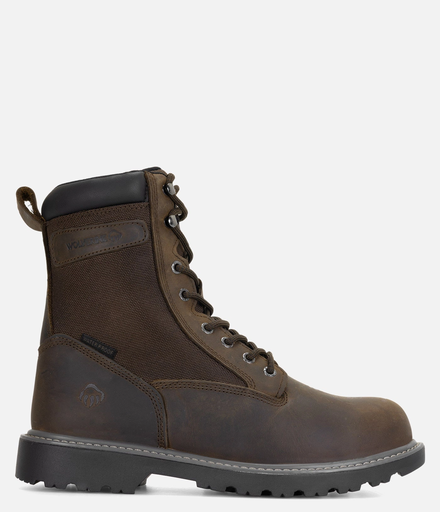 Wolverine Floorhand Insulated 8" Steel-Toe Work Boot - Men Slip Resistant Rough Terrain Indoor