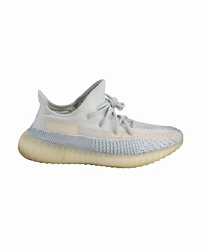 Yeezy Boost 350 V2 Sneakers in Citrin Nylon MinimalistDesign Color run