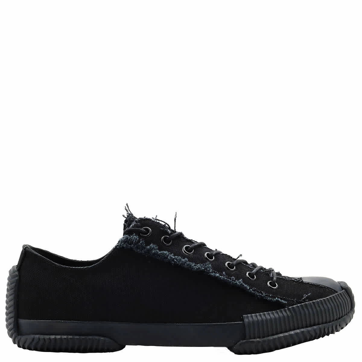 Yohji Yamamoto Men's Black Low Top Lace Up Sneakers Running Challenge