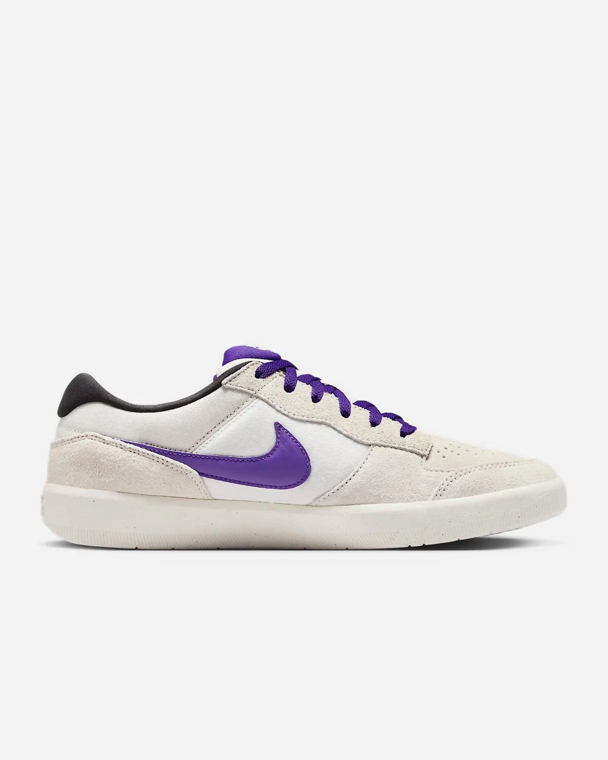 Freedom lower - back support Men's Sb Force 58 Vikings Away Skate Shoes In Phantom/court Purple-Summit White