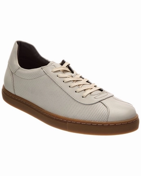 M by Bruno Magli Nate Leather Sneaker narrow - toe box shoes